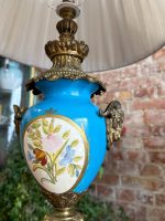 Porcelāna lampa ar bronzu, vidēja izmēra (3879) - Image 11