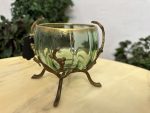 Small Glass Vessel with Metal Stand (4430) - Image 5