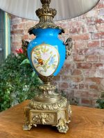 Porcelāna lampa ar bronzu, vidēja izmēra (3879) - Image 5