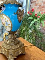 Porcelāna lampa ar bronzu, vidēja izmēra (3879) - Image 6