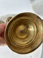 Neliela Izmēra Svečturu Pāris ar Porcelāna Detalizāciju (5089) - Image 14