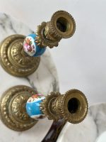 Neliela Izmēra Svečturu Pāris ar Porcelāna Detalizāciju (5089) - Image 10