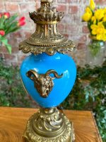 Porcelāna lampa ar bronzu, vidēja izmēra (3879) - Image 7