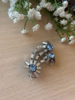 Broša/piespraude sudraba/gaiši zilā krāsā (6837) - Image 2