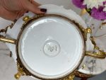 Porcelāna Trauks ar Greznu Bronzas Detalizāciju, Vidēja Izmēra (5110) - Image 13