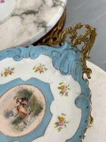 Porcelāna Trauks ar Greznu Bronzas Detalizāciju, Vidēja Izmēra (5110) - Image 8