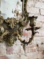 Liela Izmēra Smags sienas spoguļsvečturis - neorokoko stilā (Heavy Mirrored Wall Sconce) (4768) - Image 8