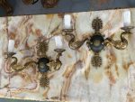Bra Sienas lampas Bras de Lumière med svanemotiv – Empirestil
