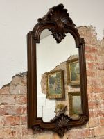 large antique reproduction wall mirror in baroque style