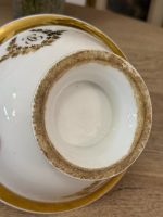 Antique "Vieux Paris" porcelain bowl with gold monogram (6200) - Image 11