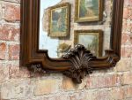 Wall mirror in dark brown tone — Baroque style (3989) - Image 4