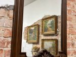 Wall mirror in dark brown tone — Baroque style (3989) - Image 5