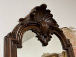 Wall mirror in dark brown tone — Baroque style (3989) - Image 6