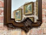 Wall mirror in dark brown tone — Baroque style (3989) - Image 8