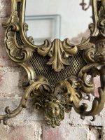 Liela Izmēra Smags sienas spoguļsvečturis - neorokoko stilā (Heavy Mirrored Wall Sconce) (4768) - Image 10
