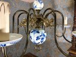 Griestu lampa ar baltu un zilu detalizāciju, 8 spuldzes (290) - Image 3