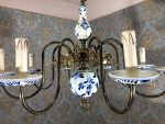 Griestu lampa ar baltu un zilu detalizāciju, 8 spuldzes (290) - Image 2