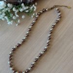 vidēja garuma pērļu kaklarota (6823)