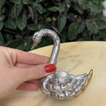 Meget Lille Metalsvane Figur (4445)