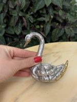 Sehr kleine Metallschwanenfigur (4445) – Bild 4
