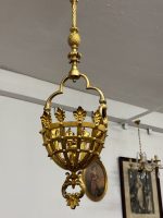 Lampa, Gāzes Lustra, Liela Izmēra, Ļoti Smaga (4867) - Image 7