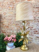 Extra Large Metal Lamp with Flowers (3315) - Image 2