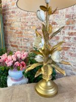 Extra Large Metal Lamp with Flowers (3315) - Image 3