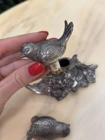Ļoti Maza Izmēra Sāls un Piparu Trauks ar Putniņiem (4440) - Image 9