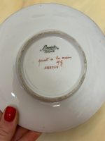 Grezna Porcelāna Krūze ar Vāku un Apakštasīti — Sevras stilā, Limoges, (limoges porcelain cup with lid and saucer — Sèvres style) (4439) - Image 12