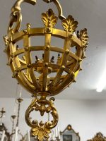 Lampa, Gāzes Lustra, Liela Izmēra, Ļoti Smaga (4867) - Image 16