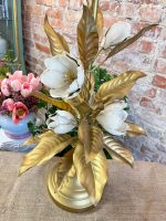 Extra Large Metal Lamp with Flowers (3315) - Image 5