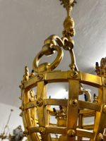 Lampa, Gāzes Lustra, Liela Izmēra, Ļoti Smaga (4867) - Image 23