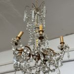 Lampa ar Kristāliem, Vidēja Izmēra, 5 Spuldzes (4974)