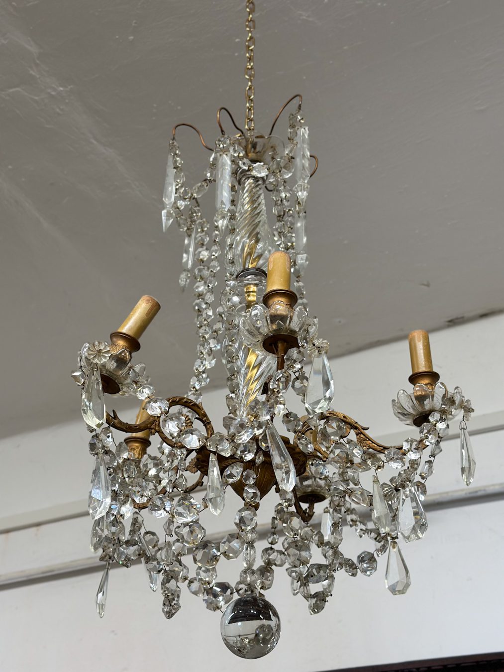 Lampa ar Kristāliem, Vidēja Izmēra, 5 Spuldzes (4974) - Image 1
