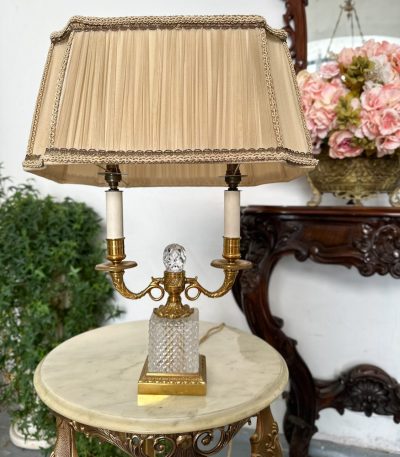 Bordlampe med Krystal, Mellem Størrelse (4694)