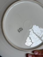 2gab Porcelāna Šķīvji Tumši Zilā Krāsā ar Princešu Motīviem (5428) - Image 8
