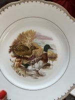 Šķīvji ar Putnu Motīviem, 6gab (vintage bird theme porcelain plate set) — Historisma stilā, (4073) - Image 7