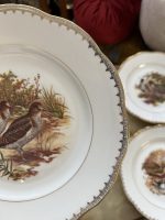 Šķīvji ar Putnu Motīviem, 6gab (vintage bird theme porcelain plate set) — Historisma stilā, (4073) - Image 10