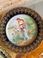 2gab Porcelāna Šķīvji Tumši Zilā Krāsā ar Princešu Motīviem (5428) - Image 6