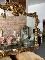 Ļoti Liela Izmēra Spogulis Zelta Krāsā, Smags (4108) - Image 6