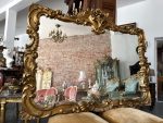 Ļoti Liela Izmēra Spogulis Zelta Krāsā, Smags (4108) - Image 3