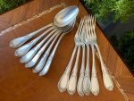 Galda piederumu komplekts, 6 karotes un 6 dakšas (2847) - Image 5