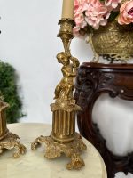 Galda Lampu Pāris ar Eņģeļa Figūrām, Neliela Izmēra (4661) - Image 3