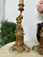 Galda Lampu Pāris ar Eņģeļa Figūrām, Neliela Izmēra (4661) - Image 6