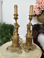 Galda Lampu Pāris ar Eņģeļa Figūrām, Neliela Izmēra (4661) - Image 15