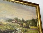 Ainavu glezna zelta krāsas rāmī (2853) - Image 6