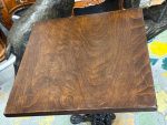Autentisks franču bistro galdiņš uz čuguna kājas — klasiskā Monmartras stilā, (Antique French bistro table with cast iron base) (6421) - Image 7