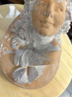 Buste de femme à la couronne de vigne, terre cuite, Art Nouveau, France/Italie, 1890-1910 – Image 6