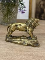 Bronzas Figūra, Lauva ar parakstu, maza izmēra (6115) - Image 3