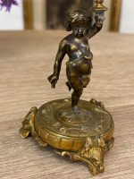 maza izmēra svečturis ar eņģeļa figūru, 1 svecei (6159) - Image 12